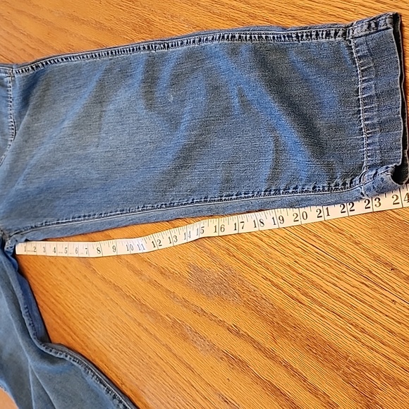 GAP Blue Short Sleeve Denim Jumpsuit - Picture 9 of 10